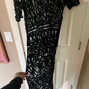 Stone cold fox long lacy dress